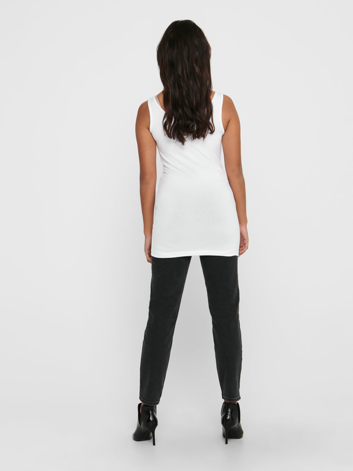 ONLLIVE Tank Top Long - white